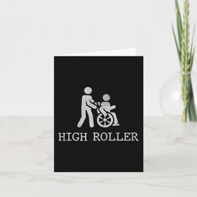 Fun sayings for wheelchair users2 Disabilities Awa Card (Front)
