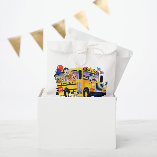 Fun School Bus Driver Party Favor Bag (Party)