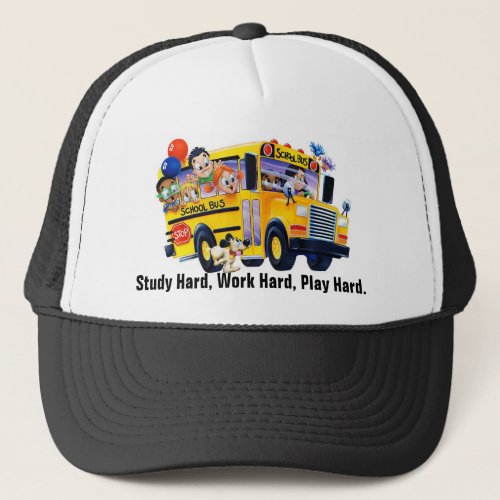 Fun School Bus Driver Party Hat