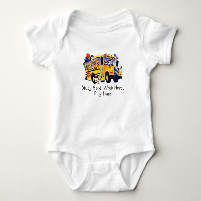 Fun School Bus Driver Party T Shirts Personalized (Front)