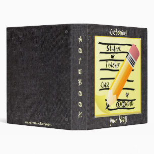 Fun! School Notebook Teacher/Student Binder
