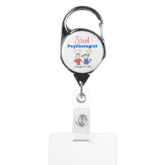 Fun School Psychologist's Badge Holder