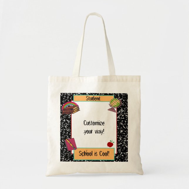 Fun School Theme Tote Bag (Front)