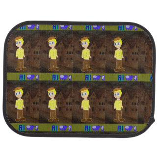 Fun Sci-fi Cartoon Car Floor Mat