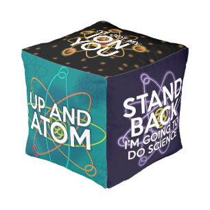 Fun Science Quotes Pouf