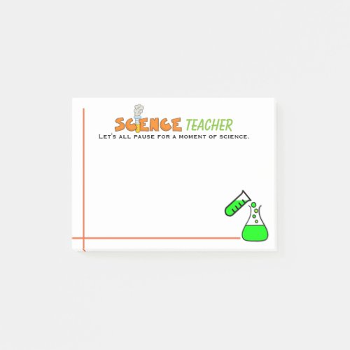 Fun Science Teacher Post_it Notes