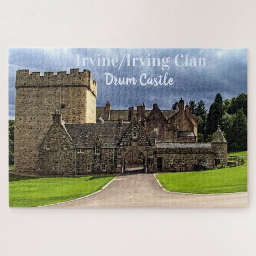 Fun Scotland IrvineIrving Clans Drum Castle Jigsaw Puzzle