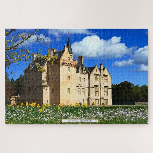 Fun Scottish Brodie Clans Castle Photo Large Jigsaw Puzzle