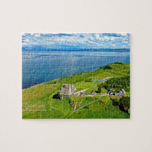 Fun Scottish MacLean Clans Scenic Duart Castle Jigsaw Puzzle