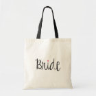 Fun Script Bride Tote Bag