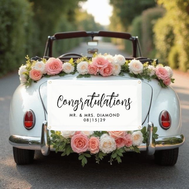 Fun Script Congratulations Car Banner (Creator Uploaded)