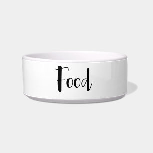 Fun script pet feed bowl