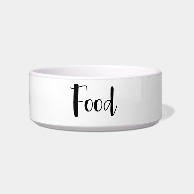 Fun script pet feed bowl (Front)