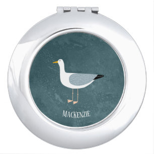 Fun Seagull Compact Mirror