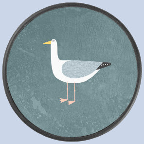 Fun Seagull Hockey Puck
