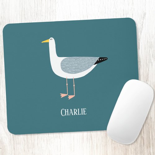 Fun Seagull Personalized Mouse Pad