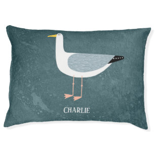 Fun Seagull Personalized Pet Bed