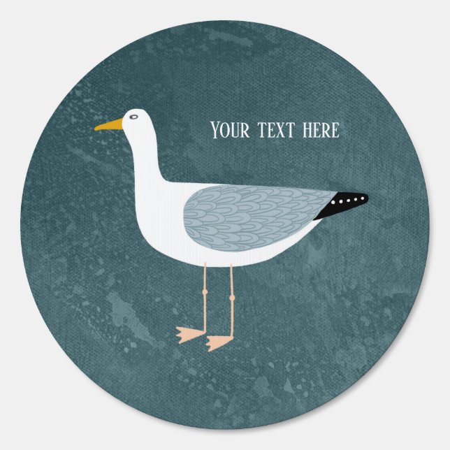 Fun Seagull Personalized Sign (Front)
