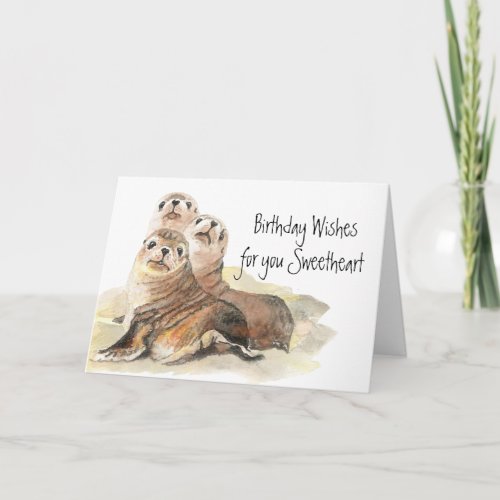Fun Seals of Approval Sweetheart the Best Card