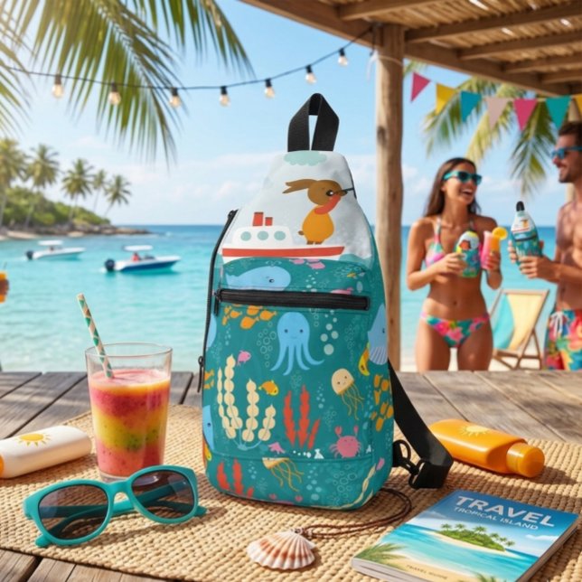 Fun seaworld sling bag (Creator Uploaded)