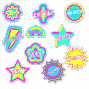 Fun Selection of Reward Teacher Sticker Pack