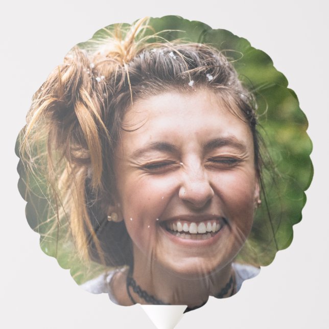 FUN Selfie Photo Upload | Your Face Fun Party Ball Balloon (Front)