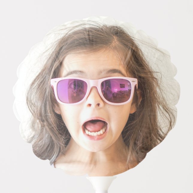 FUN Selfie Photo Upload | Your Face Fun Party Balloon (Front)