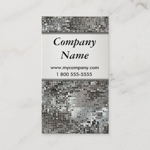 Customizable Fun Sequins Look Business Cards