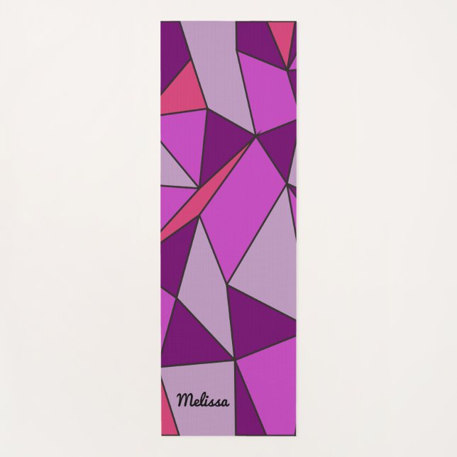 Fun Shapes and Colors Yoga Mat (Front)