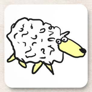 Fun Sheep Beverage Coaster