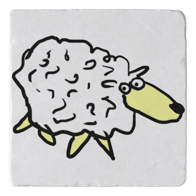 Fun Sheep Trivet (Front)