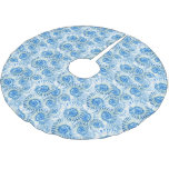 Fun Shell Pattern Brushed Polyester Tree Skirt