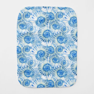Fun Shell Pattern Burp Cloth