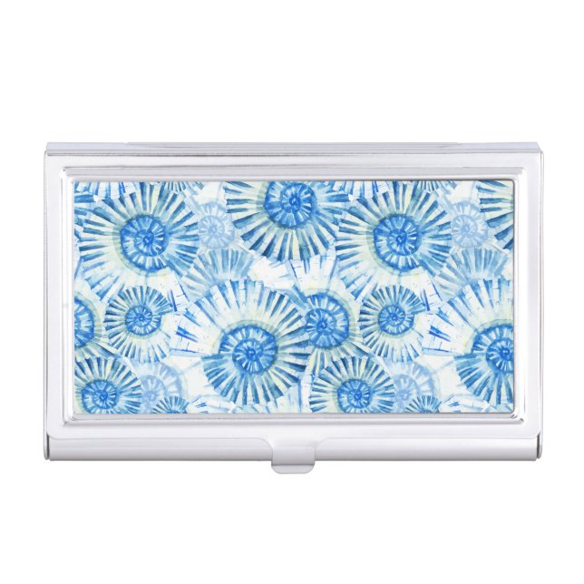 Fun Shell Pattern Business Card Holder (Front)