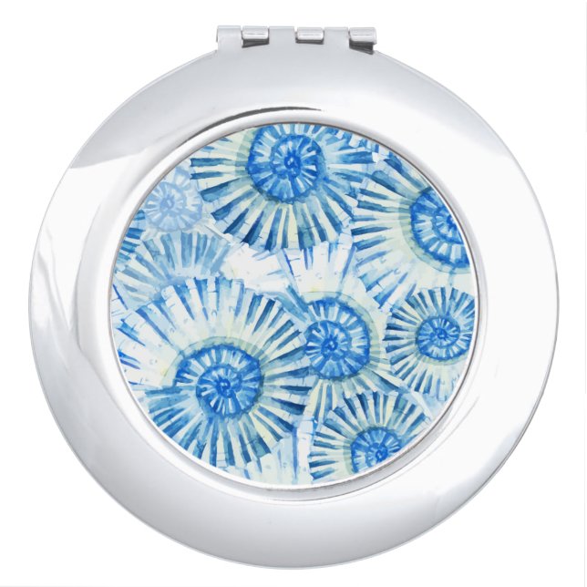 Fun Shell Pattern Compact Mirror (Front)