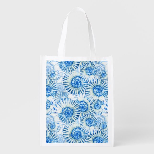 Fun Shell Pattern Grocery Bag (Front)