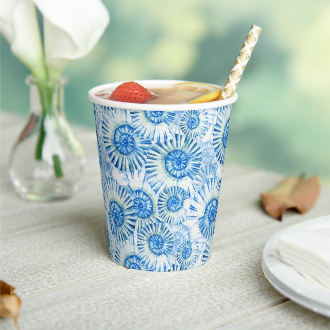 Fun Shell Pattern Paper Cups (Insitu)