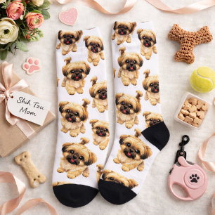 Fun Shih Tzu Dog Socks