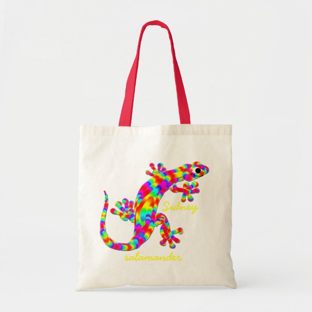 Fun Sidney Salamander Tiny Tote Bag (Front)