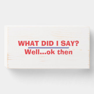 Fun sign 