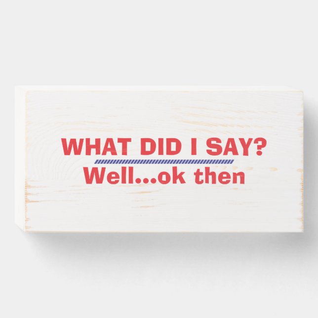 Fun sign  (Front Horizontal)