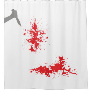 Fun silhouette of a psycho killer... shower curtain