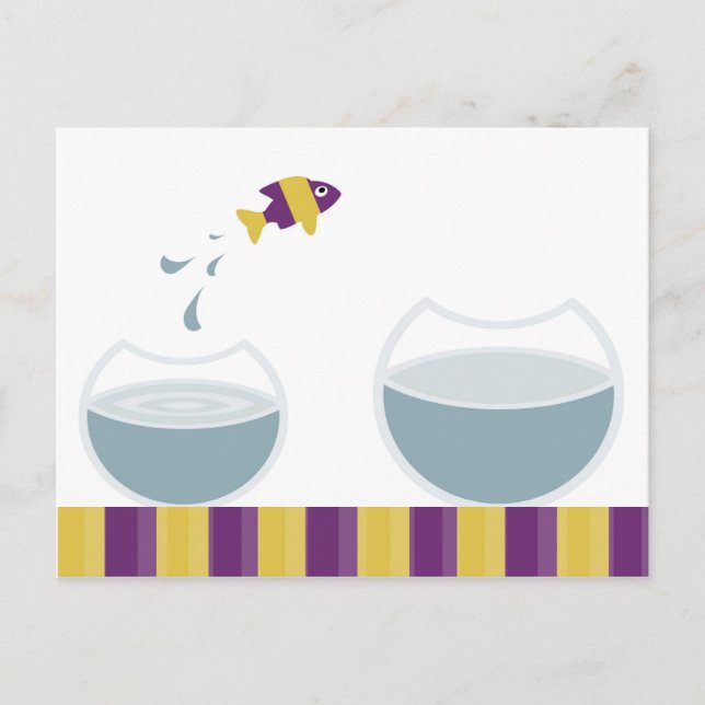 Fun Simple Message Postcard (Front)