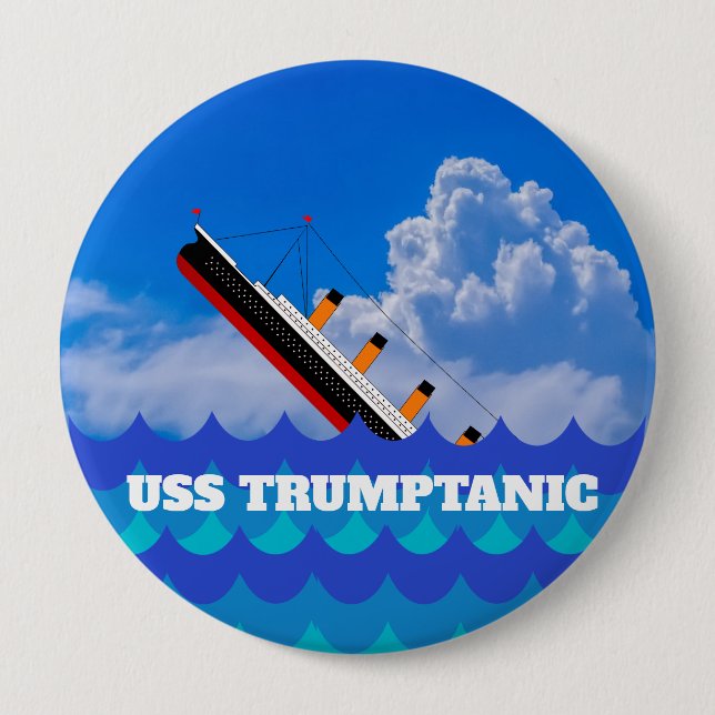 Fun Sinking Trumptanic Button (Front)
