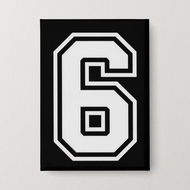 Fun Six Seven 6 7 Meme  Button (Front)