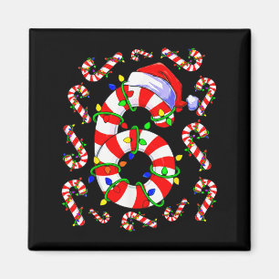 Fun Six Seven 6 7 Meme Design Couples Christmas Ca Magnet