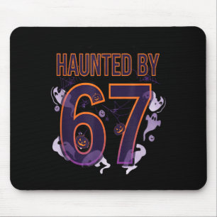 Fun Six Seven 6 7 Meme Design Couples Halloween Mouse Pad