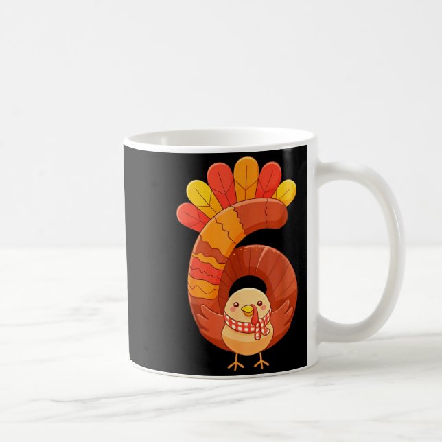 Fun Six Seven 6 7 Meme Design Couples Thanksgiving Coffee Mug (Right)