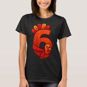 Fun Six Seven 6 7 Meme Design Couples Thanksgiving T-Shirt