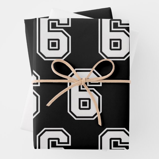 Fun Six Seven 6 7 Meme  Wrapping Paper Sheets (In situ)